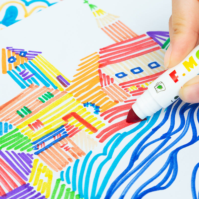 Taper Head Washable Markers