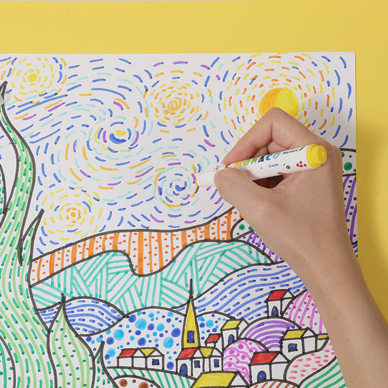 Dot Head Washable Markers