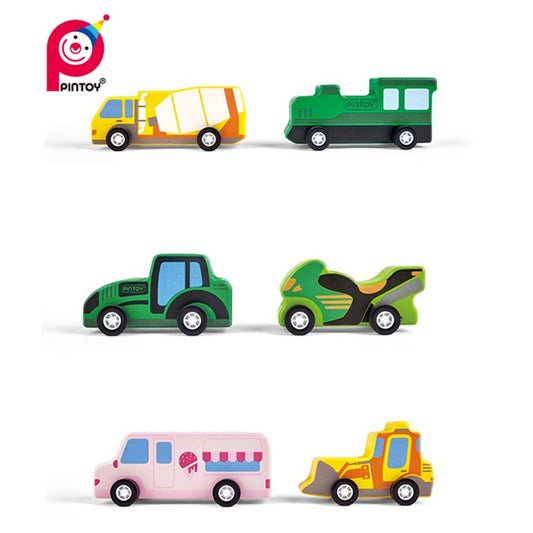 vehicle set - 6 pcs
