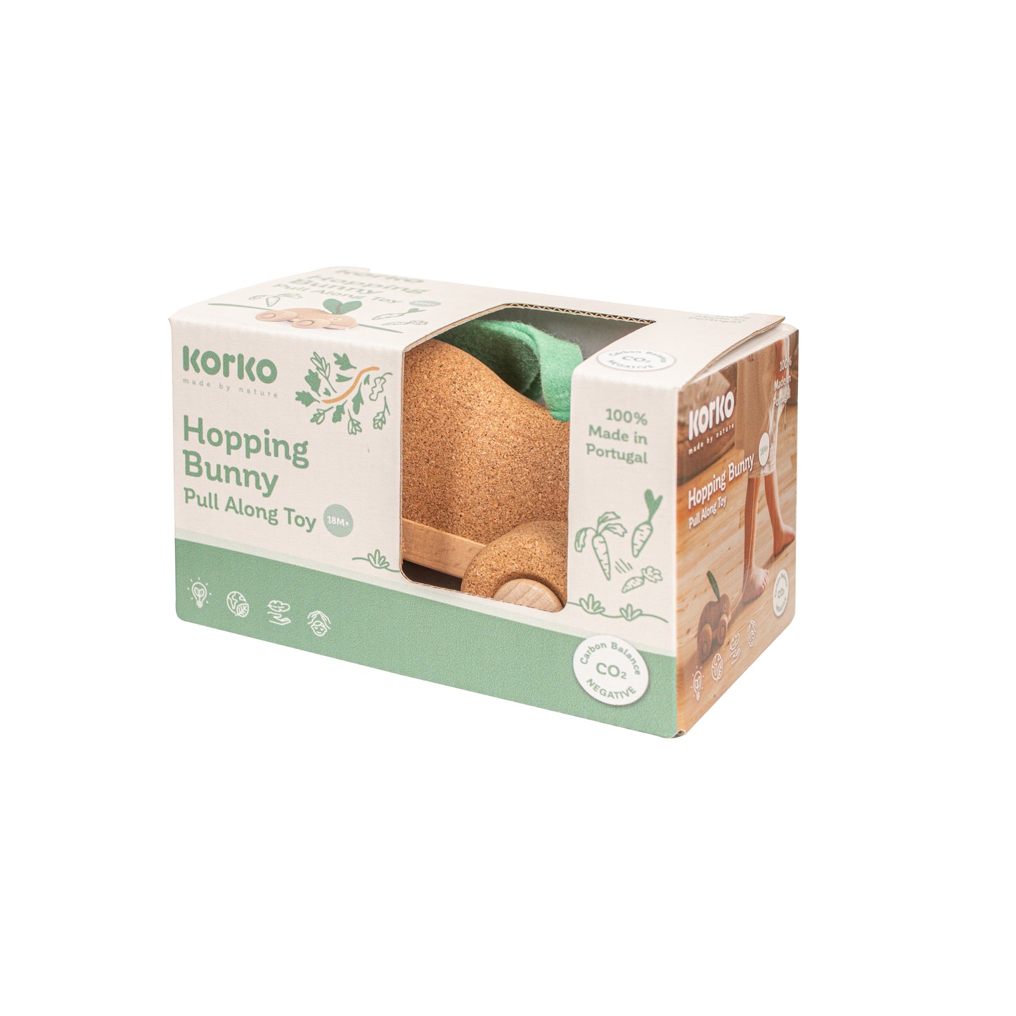 Hopping Bunny - Pull Along Toy