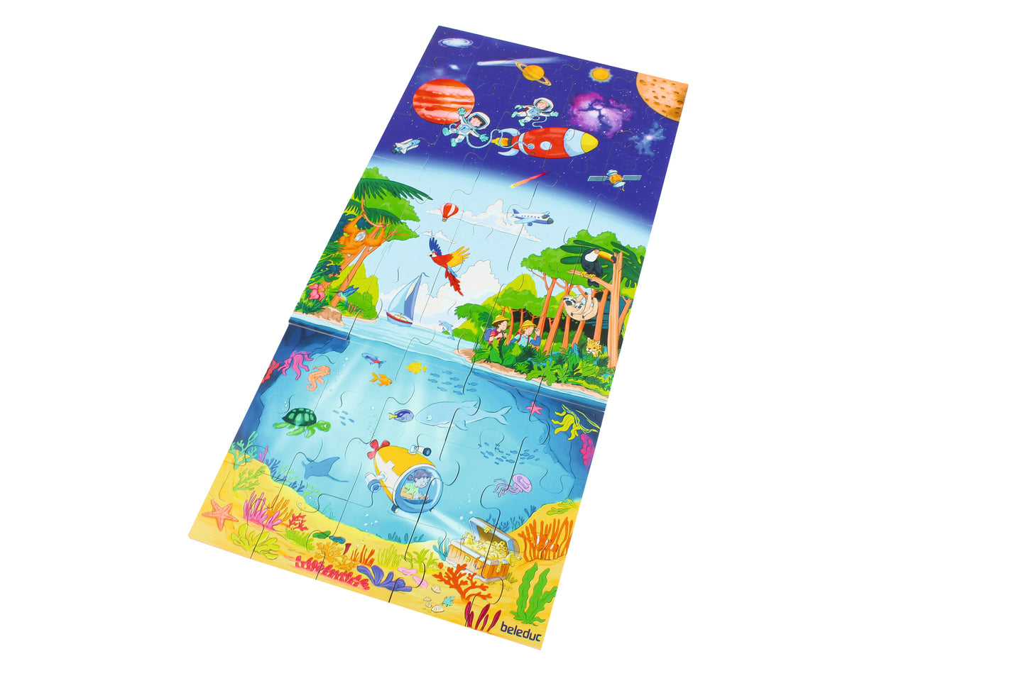 From the Deep Sea to Outer Space Floor Puzzle