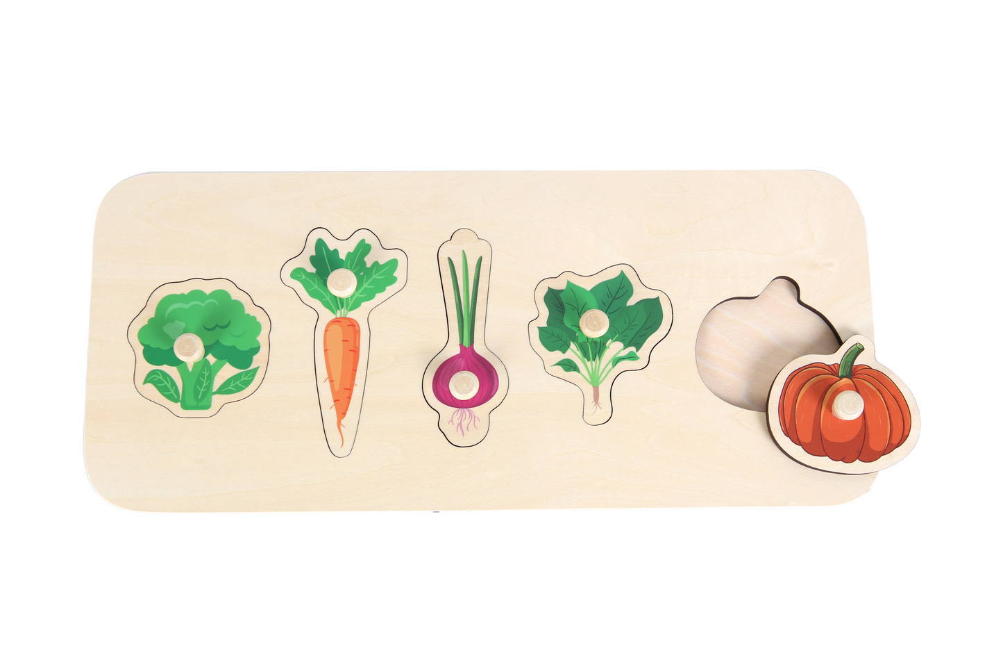 Vegetables Knob Puzzle